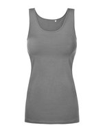 Promodoro Figurbetontes Damen Tank Top aus Baumwolle – Steel Grey (Solid)