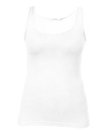 Promodoro Figurbetontes Damen Tank Top aus Baumwolle, Steel Grey (Solid) S, E1051 – Bianco