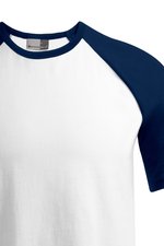 Promodoro Raglan T-Shirt mit Kontrastärmeln für Herren, White/Black XS, E1060 – Bild 5