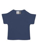 Promodoro Baby T-Shirt mit Schulteröffnung 100% Baumwolle, White 56/62, E110B – Blu navy