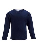 Promodoro Langarm-T-Shirt Slim Fit Baumwolle für Kinder, Navy 104, E195 – Bild 2