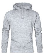 Promodoro Men´s Hoody 80/20 Black S (E2180) – Sports Grey (Heather)