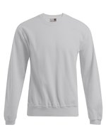 Herren-Sweater 80/20 mit Rundhalsausschnitt – Ash (Heather)