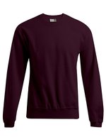 Herren-Sweater 80/20 mit Rundhalsausschnitt – Burgundy