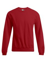 Herren-Sweater 80/20 mit Rundhalsausschnitt – Fire Red
