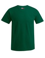 Promodoro Baumwoll-T-Shirt mit Elasthan-Kragen, White S, E3000 – Foresta