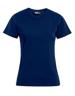 Promodoro Premium-T-Shirt 100% Baumwolle für Damen, Black S, E3005 – Blu navy