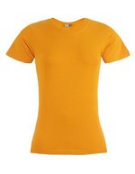 Promodoro Premium-T-Shirt 100% Baumwolle für Damen, Black S, E3005 – Arancione