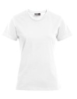 Promodoro Premium-T-Shirt 100% Baumwolle für Damen, Black S, E3005 – Bianco