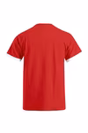 Promodoro T-Shirt mit Kontrast-Bündchen für Herren, Fire Red/White S, E3070 – Bild 4