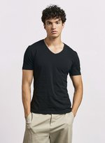 Promodoro Slim Fit V-Neck T-Shirt Baumwollmix, White L, E3082 – Bild 1