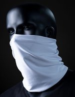 Promodoro 2-lagiges Bandana aus Polyester-Elasthan – White