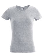 Promodoro Slim Fit T-Shirt aus Baumwolle für Damen – Sports Grey (Heather)