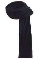 Promodoro Schal aus Single Jersey, 180x30 cm – Black