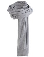 Promodoro Schal aus Single Jersey, 180x30 cm – Sports Grey (Heather)