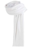 Promodoro Schal aus Single Jersey, 180x30 cm, Black 180 x 30 cm, E3089 – Bianco