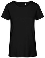 Promodoro T-Shirt aus Bio-Baumwolle für Damen, White XS, E3095 – Noir