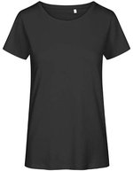Promodoro T-Shirt aus Bio-Baumwolle für Damen, White XS, E3095 – Anthracite (Uni)