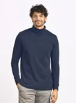 Promodoro Long Sleeve Turtleneck made of Interlock Cotton for Men, White XS, E3407 – image 2