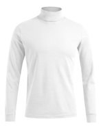 Promodoro Langarm-Turtleneck aus Interlock-Baumwolle für Herren, White XS, E3407 – White
