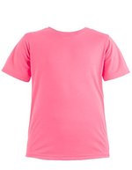 Promodoro Junior Performance-T-Shirt mit UV-Schutz, White 128, E352 – Knockout Pink