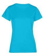 Promodoro Performance-T-Shirt mit UV-Schutz für Damen – Atomic Blue