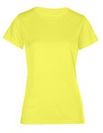 Promodoro Performance-T-Shirt mit UV-Schutz für Damen, White M, E3521 – Safety Jaune