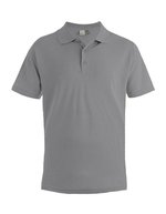 Promodoro Superior Polo mit Knopfleiste für Herren, Alaskan Blue XS, E4001 – New Light Grey (Solid)