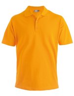 Promodoro Superior Polo mit Knopfleiste für Herren, Alaskan Blue XS, E4001 – Orange