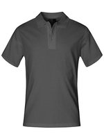 Promodoro Superior Polo mit Knopfleiste für Herren, Alaskan Blue XS, E4001 – Steel Grey (Solid)