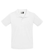 Promodoro Superior Polo mit Knopfleiste für Herren, Alaskan Blue XS, E4001 – White