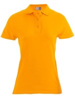 Promodoro Leicht tailliertes Baumwoll-Polo-Shirt, Navy L, E4005F – Orange