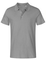 Promodoro Baumwoll-Polo mit Knopfleiste, 180 g/m², Black S, E4020 – New Light Grey (Solid)