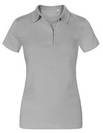Promodoro Jersey Polo mit Knopfleiste für Damen, Black S, E4025 – Nouveau Gris clair (Uni)