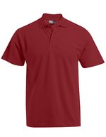 Promodoro Premium Polo aus Piqué-Baumwolle für Herren, White S, E4040 – Fire Red