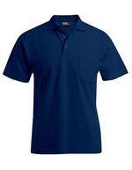 Promodoro Polo Pocket Shirt mit Brusttasche für Herren – Navy