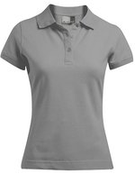 Promodoro Damen-Poloshirt Slim-Schnitt Piqué-Material, Navy XXL, E4150 – Nuovo Grigio chiaro (Unito)