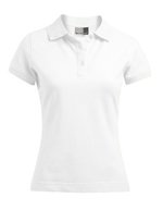Promodoro Damen-Poloshirt Slim-Schnitt Piqué-Material, Navy XXL, E4150 – Bianco