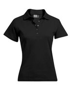 Promodoro Interlock-Polo mit schmalem Schnitt für Damen, Black S, E4250 – Bild 2
