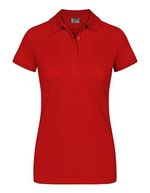 EXCD by Promodoro Polo-Shirt mit Brusttasche für Damen, Ice Blue L, E4405 – Fire Red