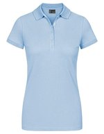 EXCD by Promodoro Polo-Shirt mit Brusttasche für Damen – Ice Blue