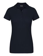 EXCD by Promodoro Polo-Shirt mit Brusttasche für Damen, Ice Blue L, E4405 – Navy