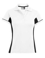 Promodoro Funktions-Polo mit CoolDry-Ausrüstung für Damen, White/Indigo M, E4525 – Bild 2