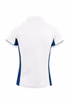 Promodoro Functional Polo with CoolDry Finish for Women, White/Indigo M, E4525 – image 3