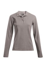 Promodoro Heavy Polo Langarmshirt Piqué für Damen, White XL, E4605 – Bild 3