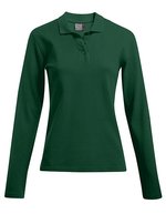 Promodoro Heavy Polo Langarmshirt Piqué für Damen, White XL, E4605 – Forest