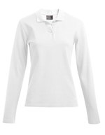 Promodoro Heavy Polo Langarmshirt Piqué für Damen, White XL, E4605 – White