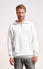 Promodoro Troyer Sweater mit Reißverschluss, Regular-Schnitt, Black S, E5050N – Bild 1