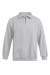 Promodoro Felpa Troyer con Zip, taglio Regular, Ash (Heather) S, E5050N – immagine 3