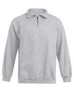 Promodoro Troyer Sweater mit Reißverschluss, Regular-Schnitt, Black S, E5050N – Bild 2